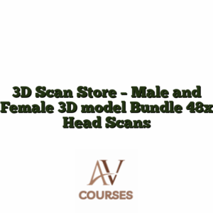 3D Scan Store - Male and Female 3D model Bundle 48x Head Scans