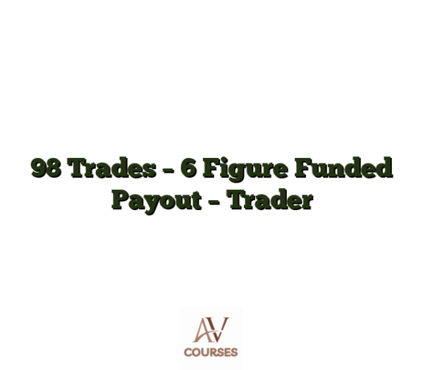 98 Trades - 6 Figure Funded Payout - Trader