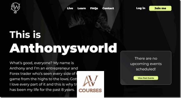 AWFX AnthonysWorld – 5 Day Bootcamp