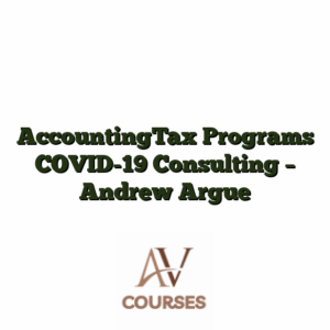 AccountingTax Programs COVID-19 Consulting - Andrew Argue
