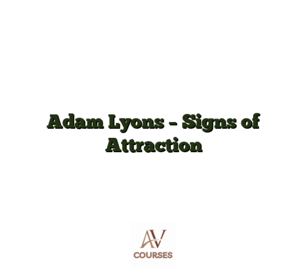 Adam Lyons - Signs of Attraction