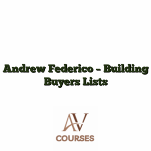 Andrew Federico - Building Buyers Lists