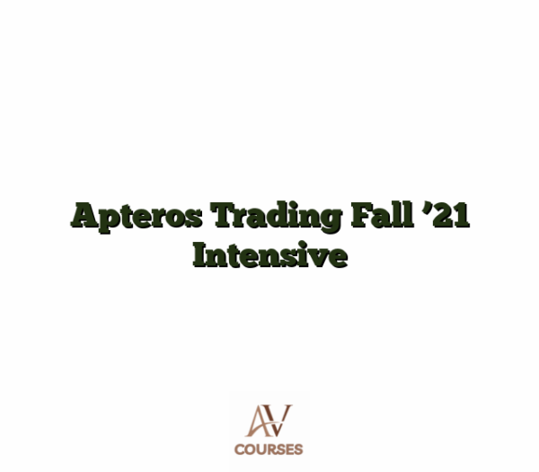 Apteros Trading Fall '21 Intensive