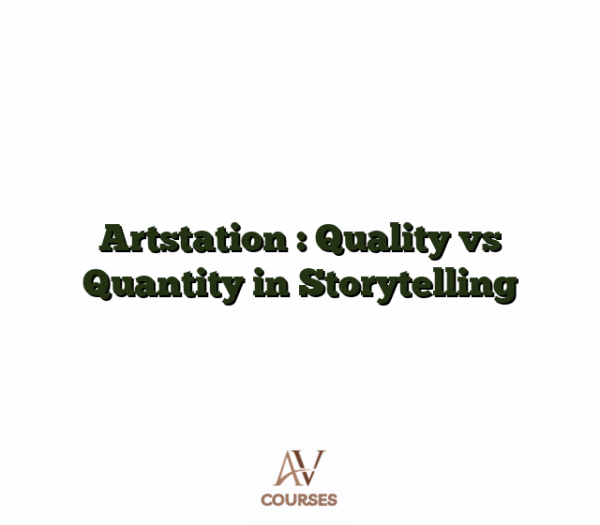 Artstation : Quality vs Quantity in Storytelling
