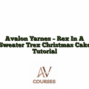 Avalon Yarnes - Rex In A Sweater Trex Christmas Cake Tutorial