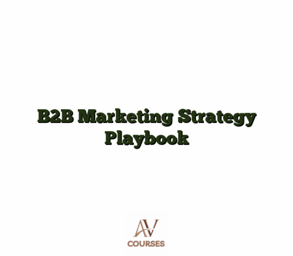 B2B Marketing Strategy Playbook