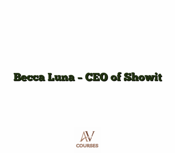 Becca Luna - CEO of Showit