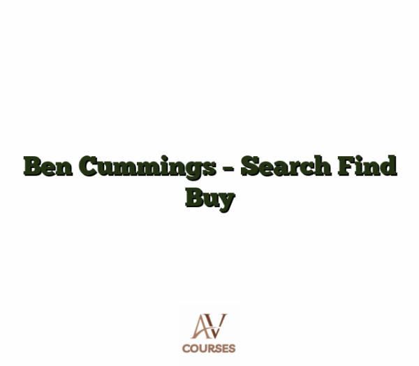 Ben Cummings - Search Find Buy