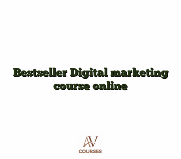 Bestseller Digital marketing course online