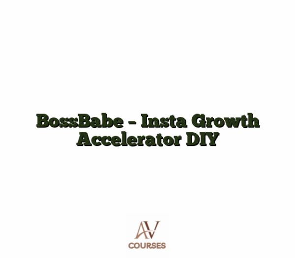 BossBabe - Insta Growth Accelerator DIY