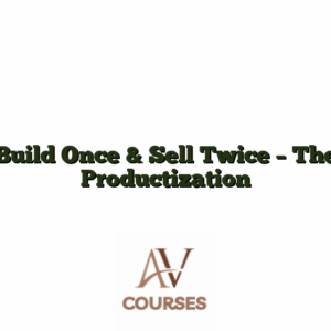 Build Once & Sell Twice - The Productization