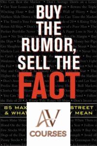 Buy the Rumor, Sell the Fact: 85 Maxims of Investing and What They Really Mean