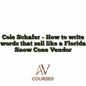 Cole Schafer - How to write words that sell like a Florida Snow Cone Vendor