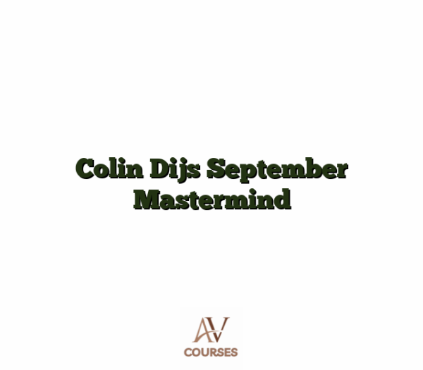 Colin Dijs September Mastermind