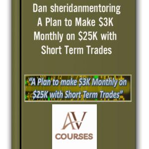 A Plan to Make $3K Monthly on $25K with Short Term Trades – Dan sheridanmentoring