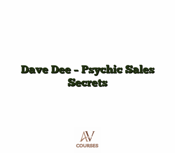 Dave Dee - Psychic Sales Secrets
