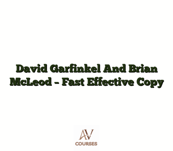 David Garfinkel And Brian McLeod - Fast Effective Copy