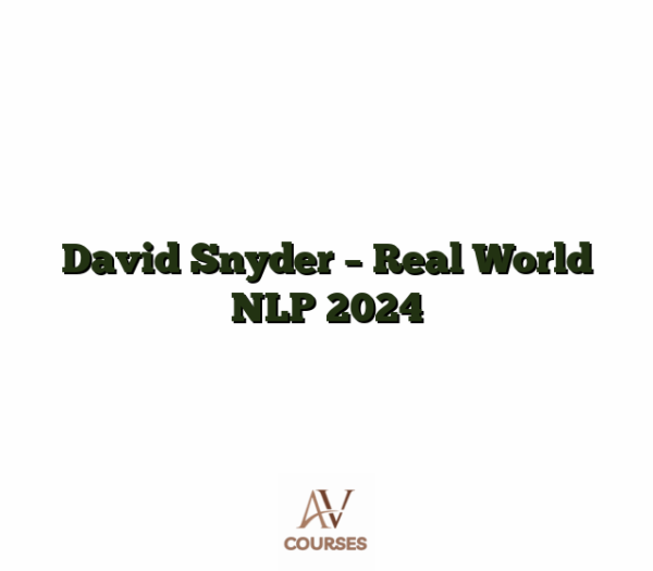 David Snyder - Real World NLP 2024
