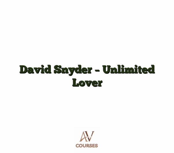 David Snyder - Unlimited Lover