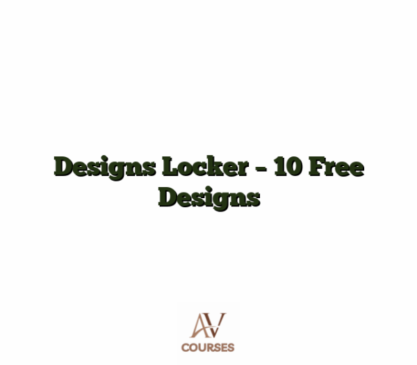 Designs Locker - 10 Free Designs