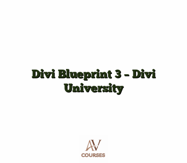 Divi Blueprint 3 - Divi University