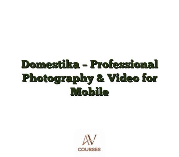 Domestika - Professional Photography & Video for Mobile
