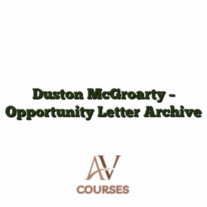 Duston McGroarty - Opportunity Letter Archive