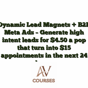 Dynamic Lead Magnets + B2B Meta Ads - Generate high intent leads for $4.50 a pop that turn into $15 appointments in the next 24 hours