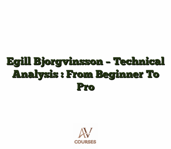 Egill Bjorgvinsson - Technical Analysis : From Beginner To Pro