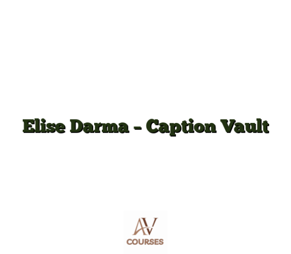 Elise Darma - Caption Vault