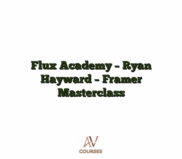 Flux Academy - Ryan Hayward - Framer Masterclass