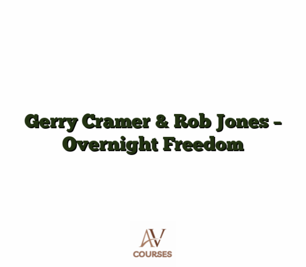 Gerry Cramer & Rob Jones - Overnight Freedom