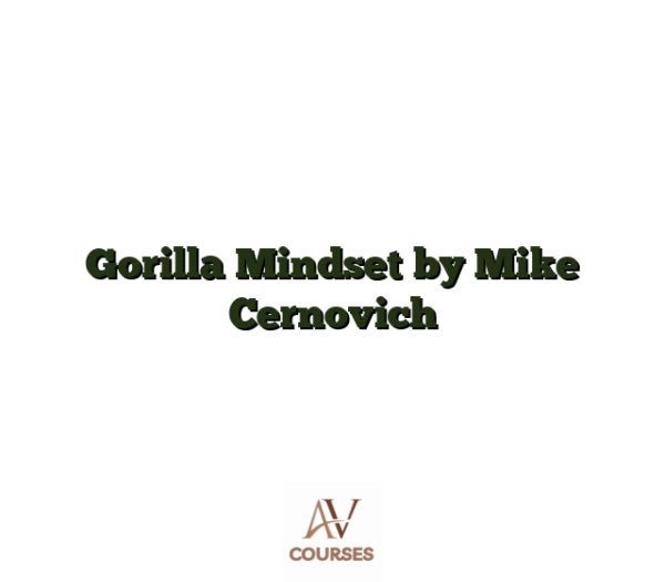 Gorilla Mindset by Mike Cernovich
