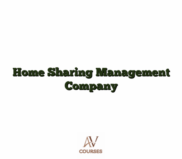 Home Sharing Management Company