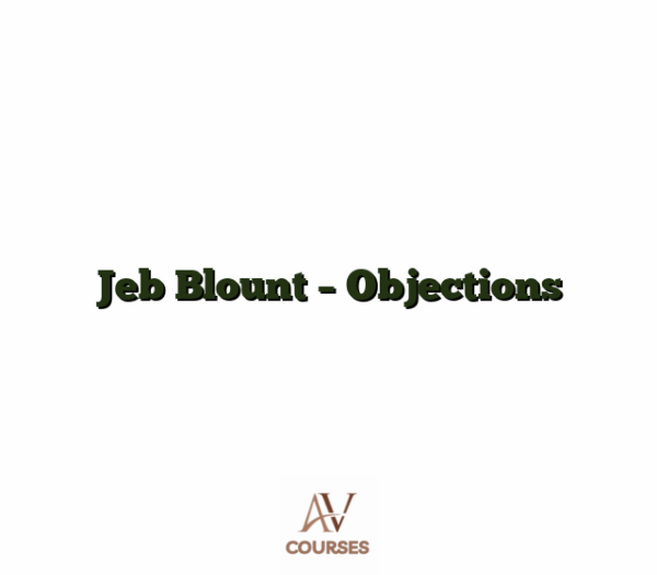 Jeb Blount - Objections
