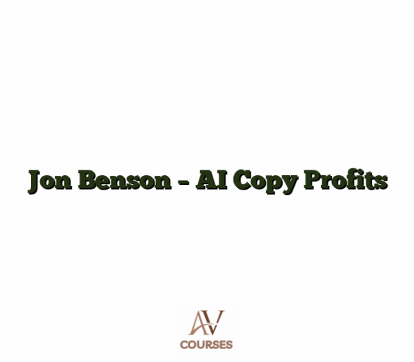 Jon Benson - AI Copy Profits