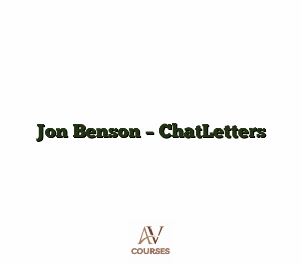 Jon Benson - ChatLetters