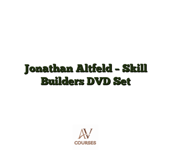 Jonathan Altfeld - Skill Builders DVD Set