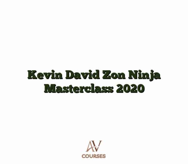 Kevin David Zon Ninja Masterclass 2020