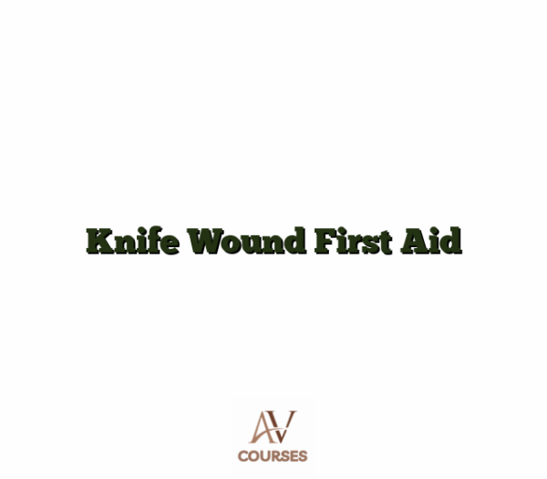 Knife Wound First Aid