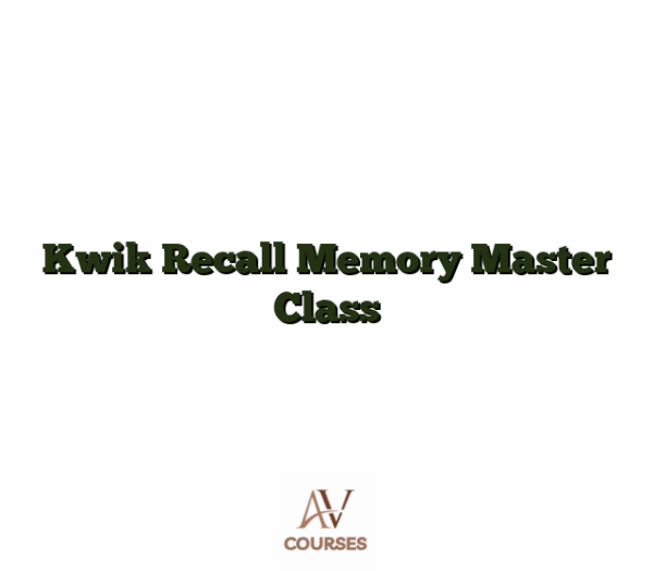 Kwik Recall Memory Master Class