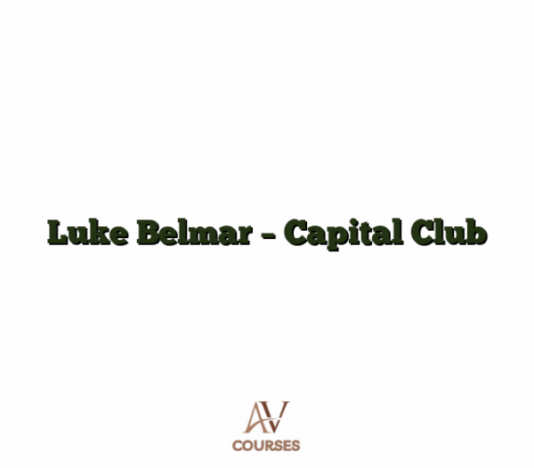 Luke Belmar - Capital Club