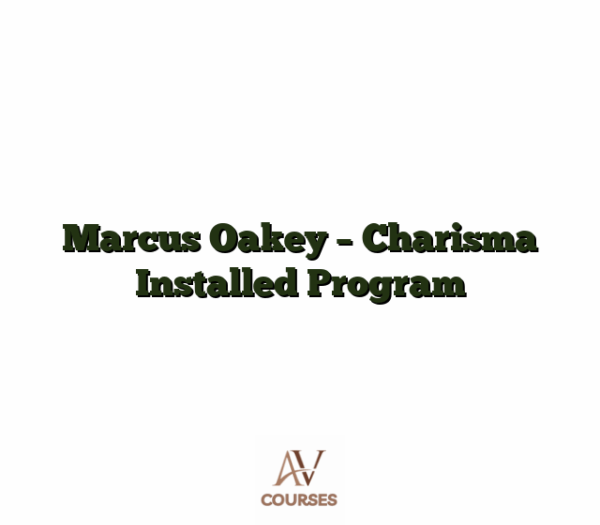 Marcus Oakey - Charisma Installed Program