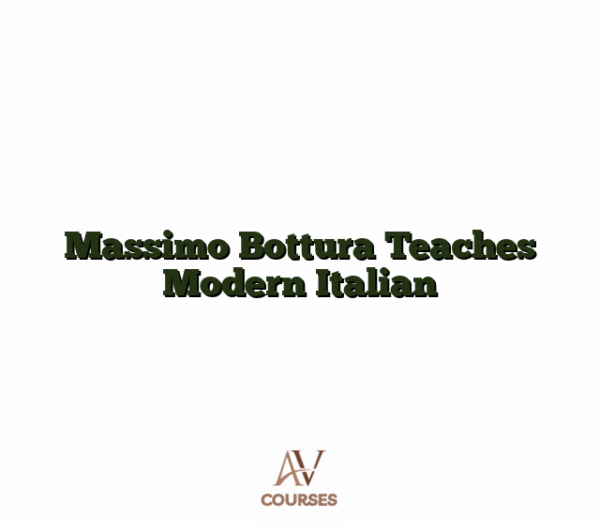 Massimo Bottura Teaches Modern Italian