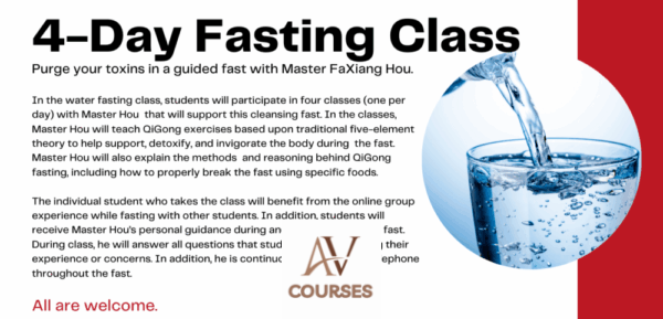Master Faxiang Hou - 4 Day Water Fasting