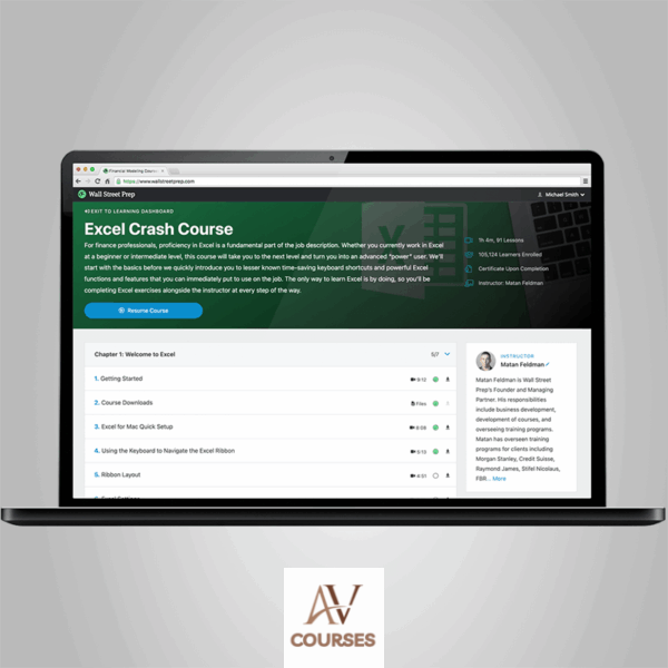 Matan Feldman - Excel Crash Course