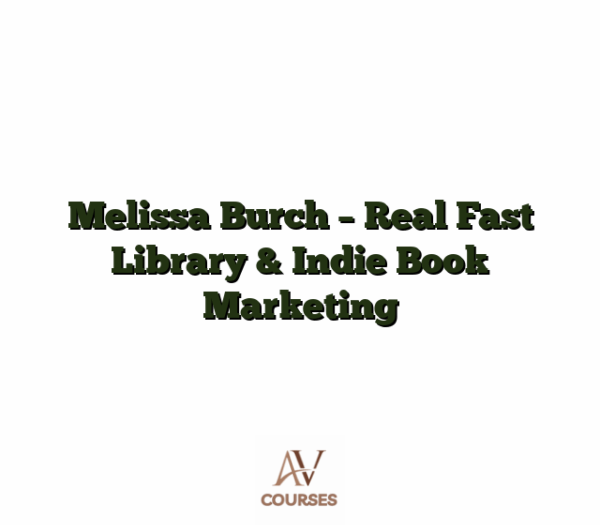 Melissa Burch - Real Fast Library & Indie Book Marketing