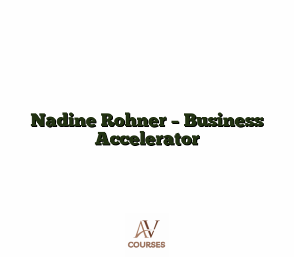 Nadine Rohner - Business Accelerator