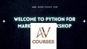 Sara Taher - SEO Riddler - Introduction to Python for Marketers