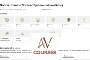 NotionWay - Notion Ultimate Content System (aesthethic) & (minimalistic)